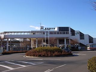 自治医大駅東口の写真
