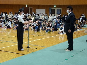 児童代表お礼のあいさつ