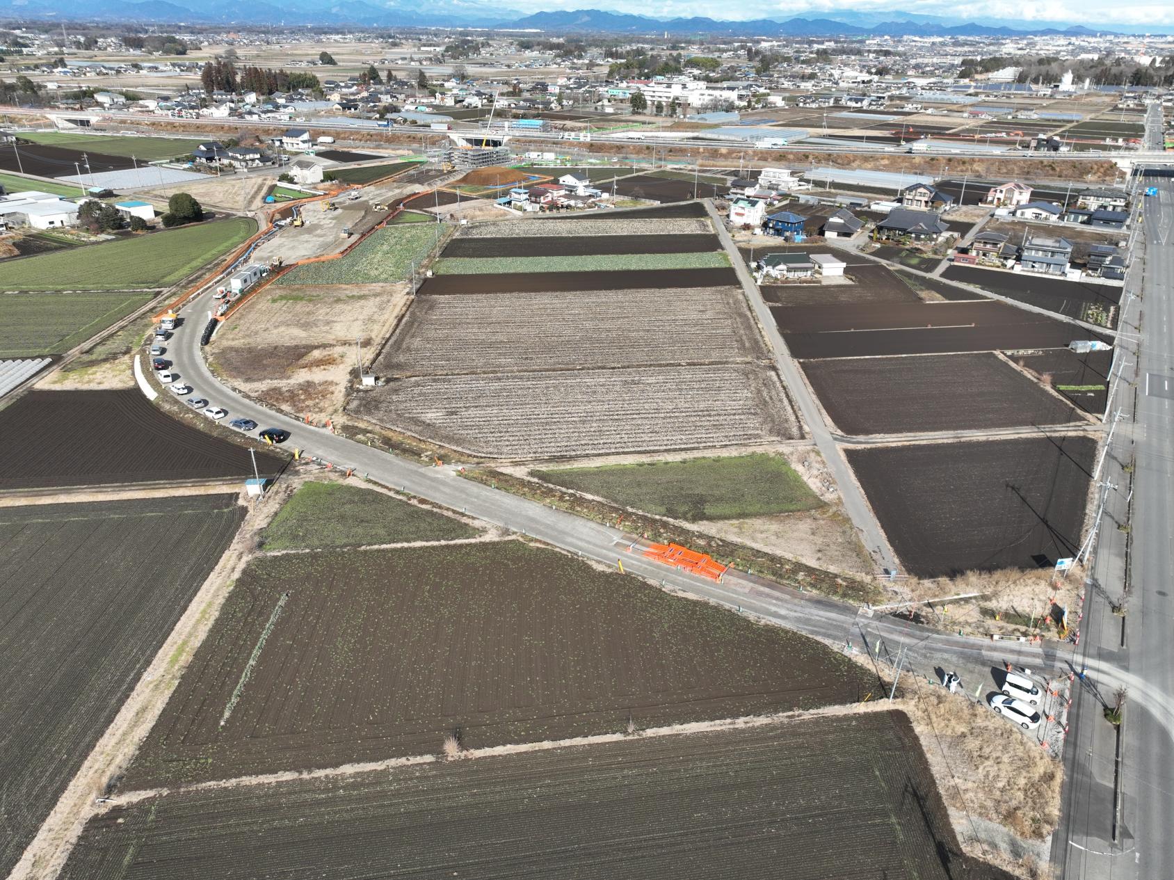 北関東自動車道南側全景