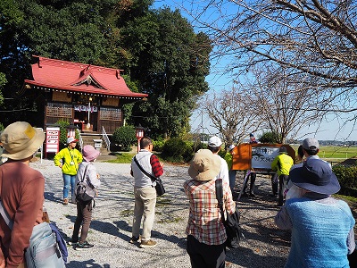 雷電神社での紙芝居